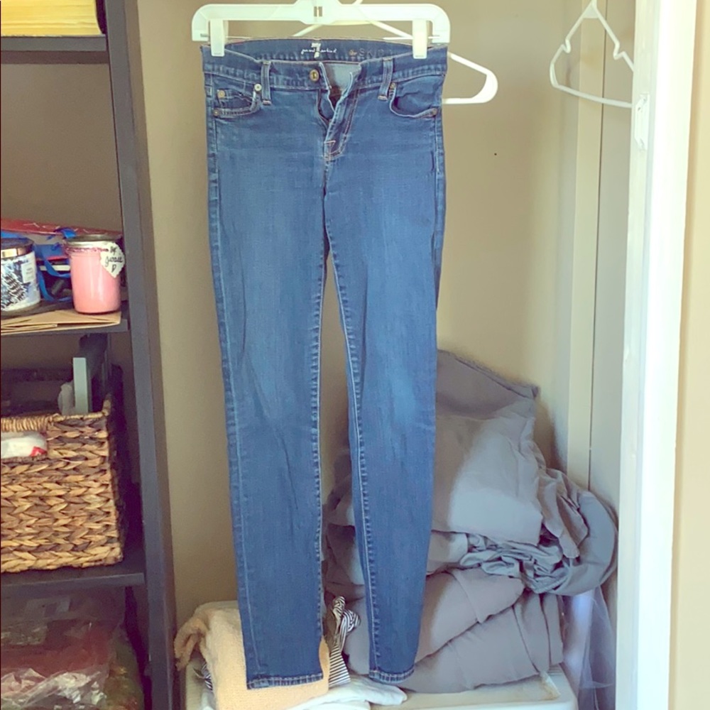 7 for all man kind the skinny jeans
